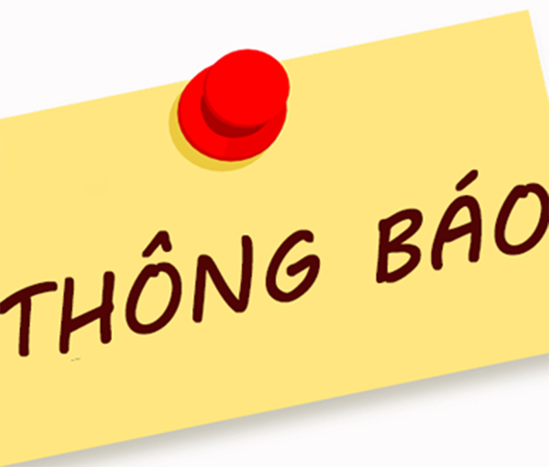 THÔNG BÁO VỀ VIỆC GIAO DỊCH NHỮNG NGÀY CUỐI NĂM 2018